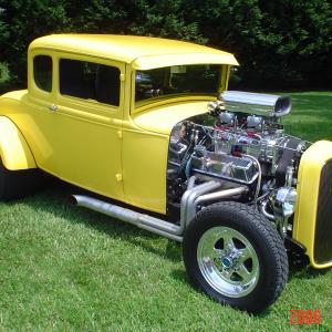 Chopped 31 Ford coupe